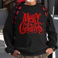 Merry Christmas Weihnachts Spruch Dekoration Damen Herren V5 Sweatshirt Geschenke für alte Männer