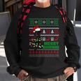 Merry Woofmas Flat Coated Retriever Dog Funny Ugly Christmas Funny Gift Sweatshirt Gifts for Old Men