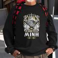Minh Name- In Case Of Emergency My Blood Sweatshirt Gifts for Old Men