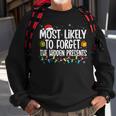 Most Likely To Forget The Hidden Presents Family Christmas V6 Men Women Sweatshirt Graphic Print Unisex Gifts for Old Men