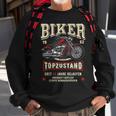 Motorrad Chopper 1962 Sweatshirt für Herren zum 60. Geburtstag, Biker-Stil Geschenke für alte Männer