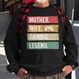 Mutter Video Gaming Legende Vintage Video Gamer Frau Mama V2 Sweatshirt Geschenke für alte Männer