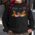 My Butt Hurts Chocolate Bunny Easter Funny Sweatshirt Gifts for Old Men
