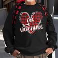 My Dog Is My Valentine Valentines Day V2 Men Women Sweatshirt Graphic Print Unisex Gifts for Old Men