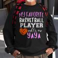 My Favorite Basketball Player Call Me Yaya Sweatshirt Gifts for Old Men