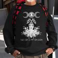 Nature Is My Church Crescent Moon Witchcraft Wiccan Witch Sweatshirt Gifts for Old Men