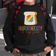 Neurodiversity Is My Jam Adhd Autism Awareness Support Sweatshirt Gifts for Old Men