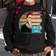 Never Underestimate The Power Of A Girl With Book Rbg Sweatshirt Gifts for Old Men
