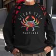 Ocean City Maryland Crab Tie Dye Summer Vacation Sweatshirt Gifts for Old Men
