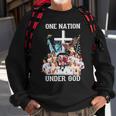 One Nation South Carolina Gamecocks Under God Sweatshirt Gifts for Old Men