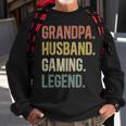 Opa Ehemann Gaming Legende Vintage Opa Gamer Retro Sweatshirt Geschenke für alte Männer