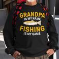 Opa Ist Mein Name Angeln Ist Mein Spiel Opa Fishing Sweatshirt Geschenke für alte Männer