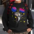 Orca In Space Bisexual Pride Sweatshirt Gifts for Old Men