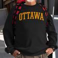 Ottawa Arch Vintage Retro University Style Sweatshirt Gifts for Old Men