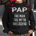 Pap The Man Der Mythos Die Legende Grandpa Men Sweatshirt Geschenke für alte Männer