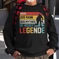 Papa Hockey Legende Sweatshirt, Retro Hockeyspieler Design Geschenke für alte Männer