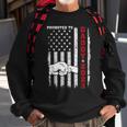 Patriotic Mens Promoted To Daddy Est 2023 First Time Dad V2 Sweatshirt Gifts for Old Men
