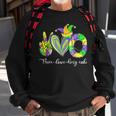 Peace Love King Cake Funny Mardi Gras Festival Party Costume V12 Sweatshirt Gifts for Old Men