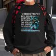 Personalisiertes Sweatshirt Christoph, Text & Name Design Geschenke für alte Männer