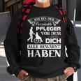 Pflegekraft Kasack Altenpfleger Ich Bin Der Verrückte Pflege Sweatshirt Geschenke für alte Männer