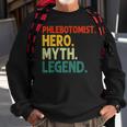 Phlebotomiker Held Mythos Legende Vintage-Phlebotomie Sweatshirt Geschenke für alte Männer