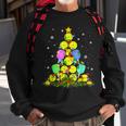 Pickleball Christmas Tree Santa Pickleball X Mas Lights 2022 Men Women Sweatshirt Graphic Print Unisex Gifts for Old Men