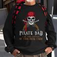 Pirat Papa Ich Bin Der Kapitän Halloween-Kostüm Cool Sweatshirt Geschenke für alte Männer