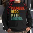 Plumber Hero Myth Legend Retro Vintage Klempner Sweatshirt Geschenke für alte Männer