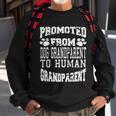 Promoted From Dog Grandparent To Human Grandparent Sweatshirt Gifts for Old Men