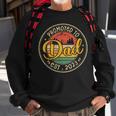 Promoted To Dad Est 2023 Retro New Dad First Dad Sweatshirt Gifts for Old Men