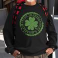 Prone To Shenanigans And Malarkey Clovers St Patricks Day Sweatshirt Gifts for Old Men