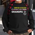 Proud Coast Guard Grandpa American Flag Father Gift Sweatshirt Gifts for Old Men