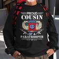 Proud Cousin Of A Army 82Nd Airborne Division Paratrooper Sweatshirt Gifts for Old Men