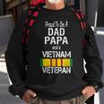 Proud Dad Papa Vietnam Veteran Vintage Vet Sweatshirt Gifts for Old Men