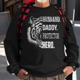 Proud Lion Cat Dad Best Father Husband Daddy Protector Hero Gift For Mens Sweatshirt Gifts for Old Men