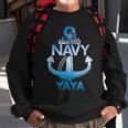 Proud Navy Yaya Geschenk Lover Veteranen Day Sweatshirt Geschenke für alte Männer