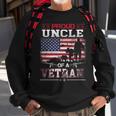 Proud Uncle Of A Veteran Vintage Flag Military Veterans Day Sweatshirt Gifts for Old Men