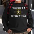 Proud Wife Of A Vietnam Veteran - Men Women Sweatshirt Graphic Print Unisex Gifts for Old Men