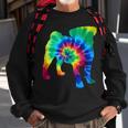 Pug Tie Dye Vintage Hippie Dog Pug Mom Dad Vintage Pug Sweatshirt Gifts for Old Men