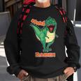 Raiden Name Personalized Custom Dinosaur Rawr T-Rex Men Women Sweatshirt Graphic Print Unisex Gifts for Old Men