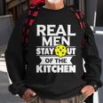 Real Men Stay Out Of The Kitchen Funny Pickleball Paddleball Tshirt Sweatshirt Gifts for Old Men