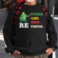 Recycle Reuse Renew Rethink Crisis Environmental Activism 23 Sweatshirt Gifts for Old Men