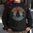 Red Lodge Montana Mt Vintage Graphic Retro 70S Men Women Sweatshirt Graphic Print Unisex Gifts for Old Men