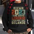 Rente 2023 Eine Echte Legende Verlässt Das Gelände Retro Sweatshirt Geschenke für alte Männer