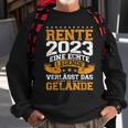 Rente 2023 Eine Echte Legende Verlässt Das Gelände V2 Sweatshirt Geschenke für alte Männer