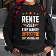 Rentner 2023 Eine Legende Geht In Rente V2 Sweatshirt Geschenke für alte Männer