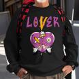 Retro 1 Brotherhood Loser Lover Heart Dripping Shoes Sweatshirt Gifts for Old Men