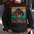 Retro Horoscope Taurus Sweatshirt Gifts for Old Men