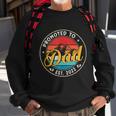 Retro New Dad First Dad Promoted To Dad Est 2022 Sweatshirt Gifts for Old Men