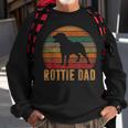Retro Rottweiler Dad Gift Rott Dog Owner Pet Rottie Father Sweatshirt Gifts for Old Men
